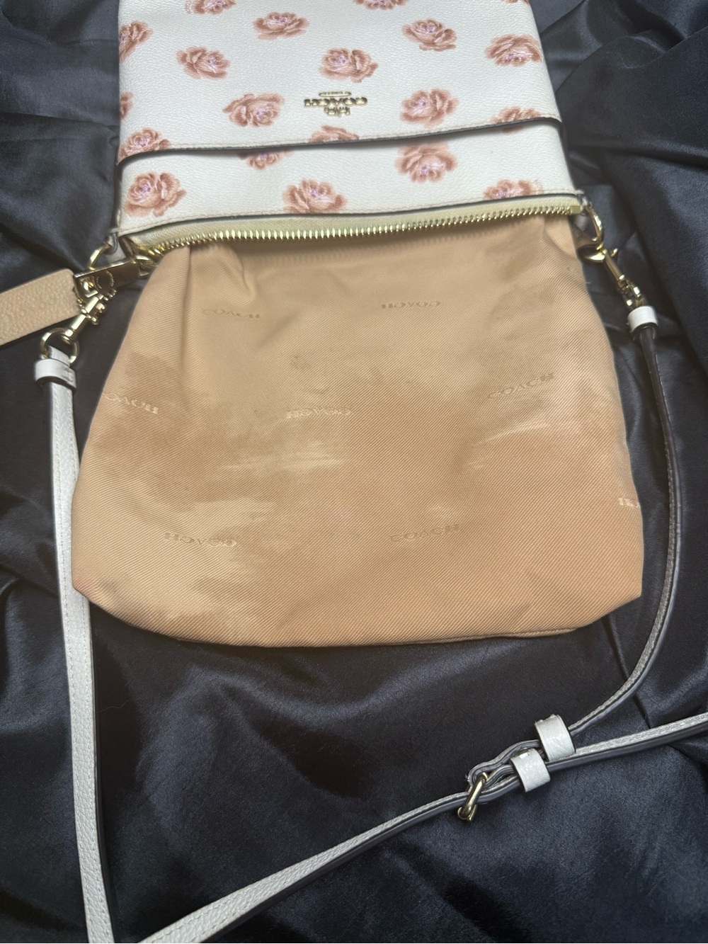 Coach Slim Crossbody with Floral Print and Hangtag EUC - Picture 13 of 13